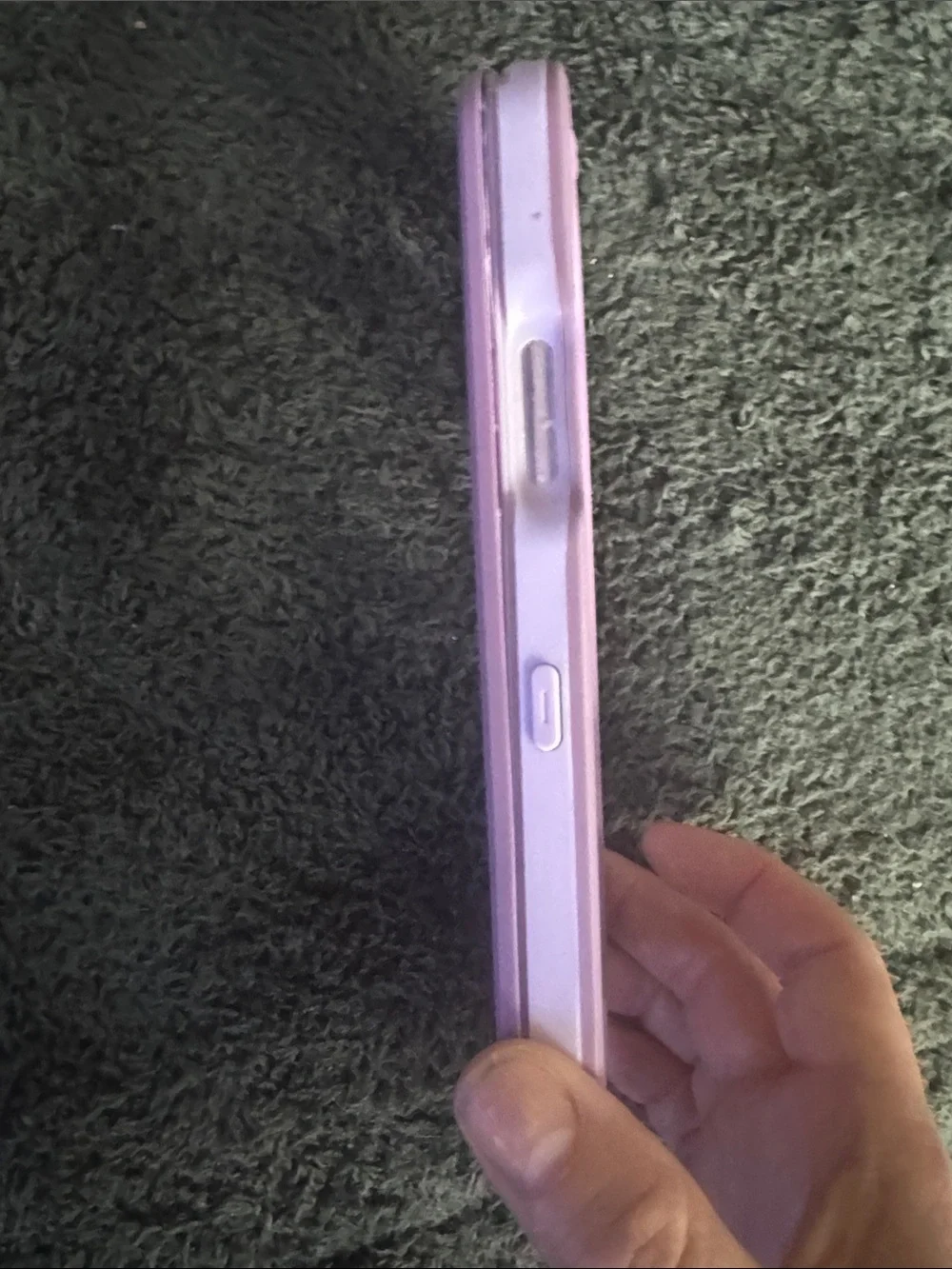 Purple Clear MagSafe-Compatible Protective Phone Case